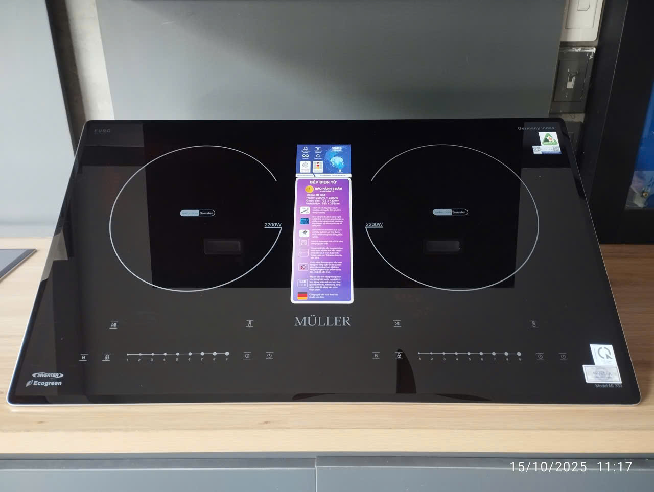 Bếp điện từ Muller MI 333 - EU